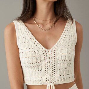 American Eagle Crochet top
